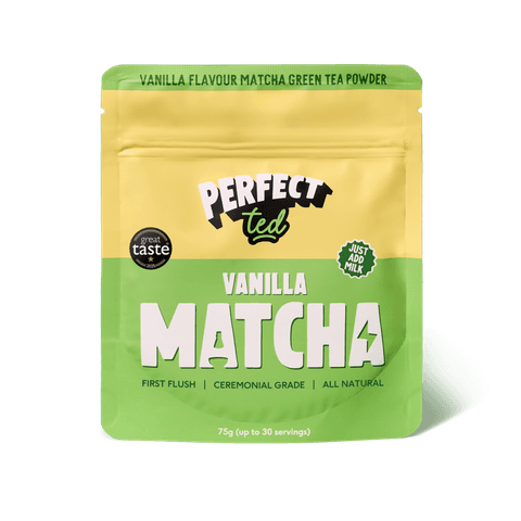 PerfectTed Matcha Pulber Vaniljemaitseline 75g
