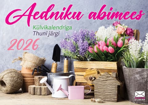 Seinakalender 2026 Aedniku abimees külvikalendriga A4.