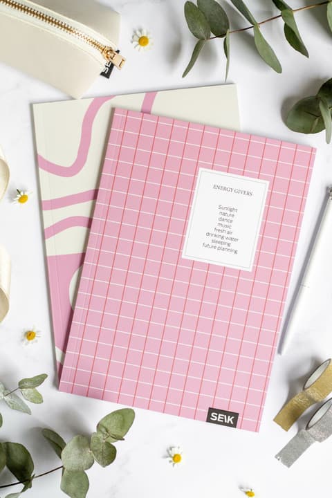 Ruudu-joonelised vihikud SEIK energy & you (2tk)