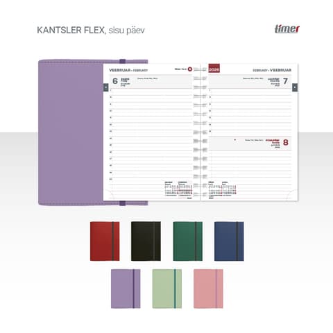 2026 Kalendermärkmik Timer KANTSLER Flex Päev
