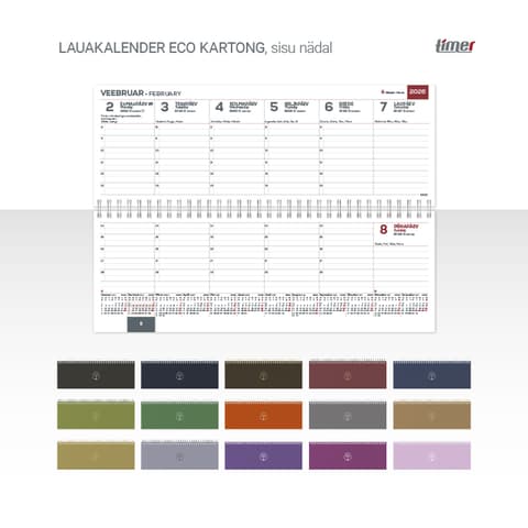 2026 Lauakalender Eco Kartong