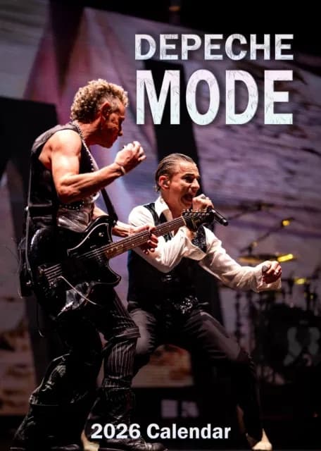 Seinakalender Depeche Mode 2026 Calendar