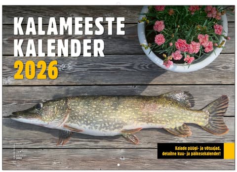 KALAMEESTE KALENDER 2026, A4, klamberköide