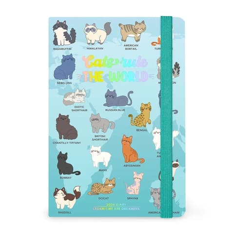 LEGAMI 2026 kalendermärkmik keskmine 12x18cm Kitty (12kuud/nädal)