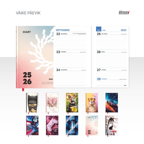 2025/2026 Timer Väike Päevik