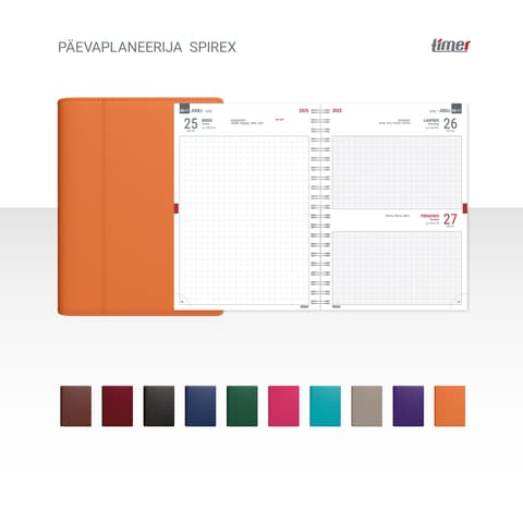2025/2026 Timer Päevaplaneerija Spirex
